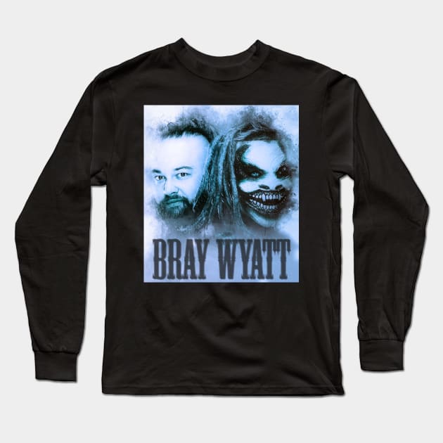 BRAY WYATT - VINTAGE-1 Long Sleeve T-Shirt by MufaArtsDesigns